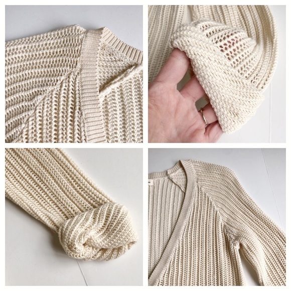 UO Silence + Noise Mesh Cardigan Sweater - Picture 8 of 10